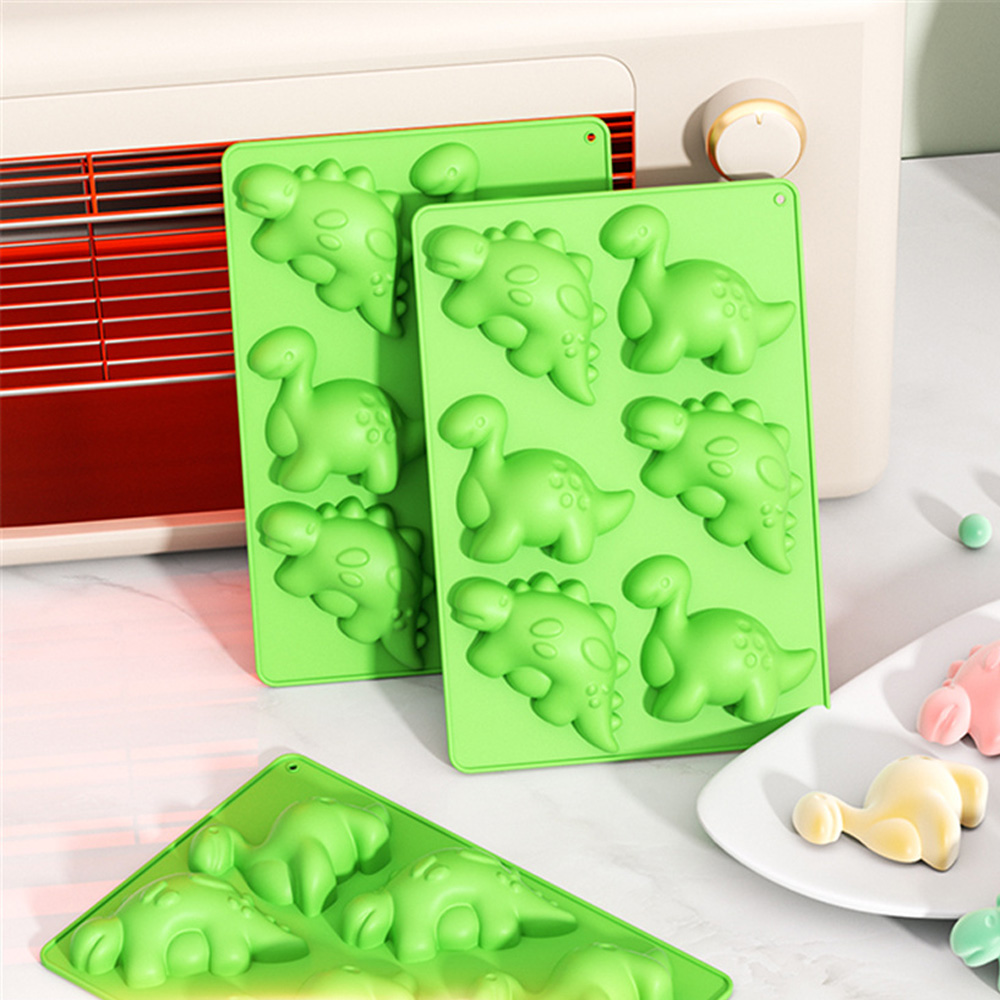 Eco Soap - ديناصور سيليكون قالب الكعكة الشوكولاته Gummies