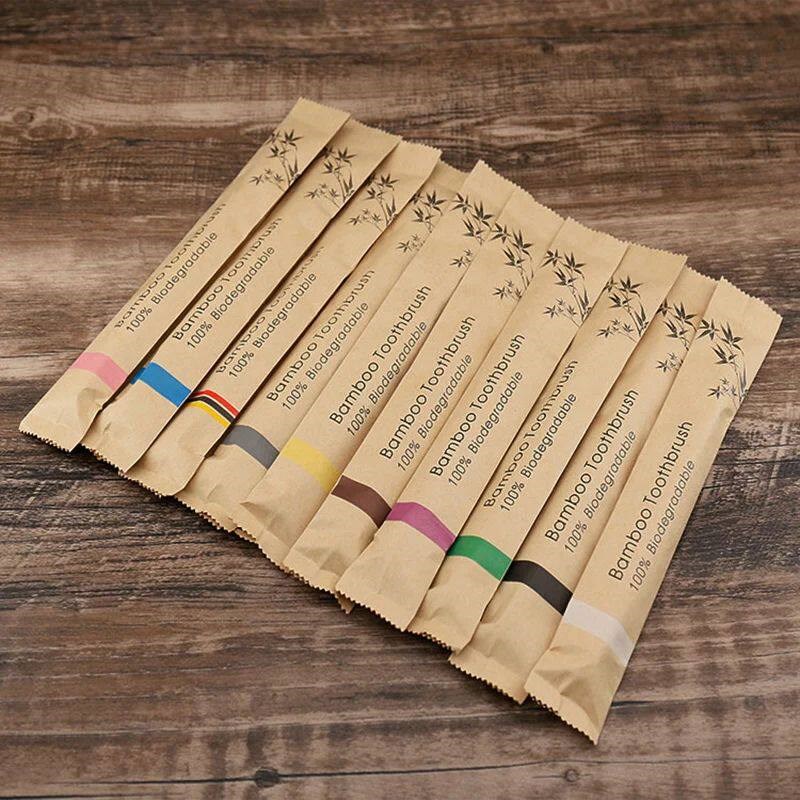 فرشاة أسنان من الخيزران بألوان - مراجعة Bamboo Toothbrush وسعره