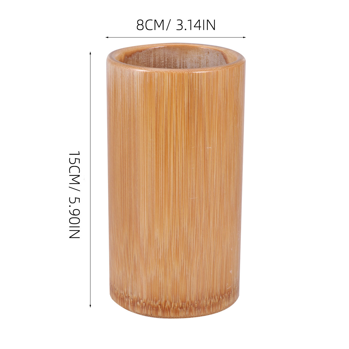 علبة تخزين عيدان الطعام المصنو - مراجعة Bamboo Cutlery وسعره