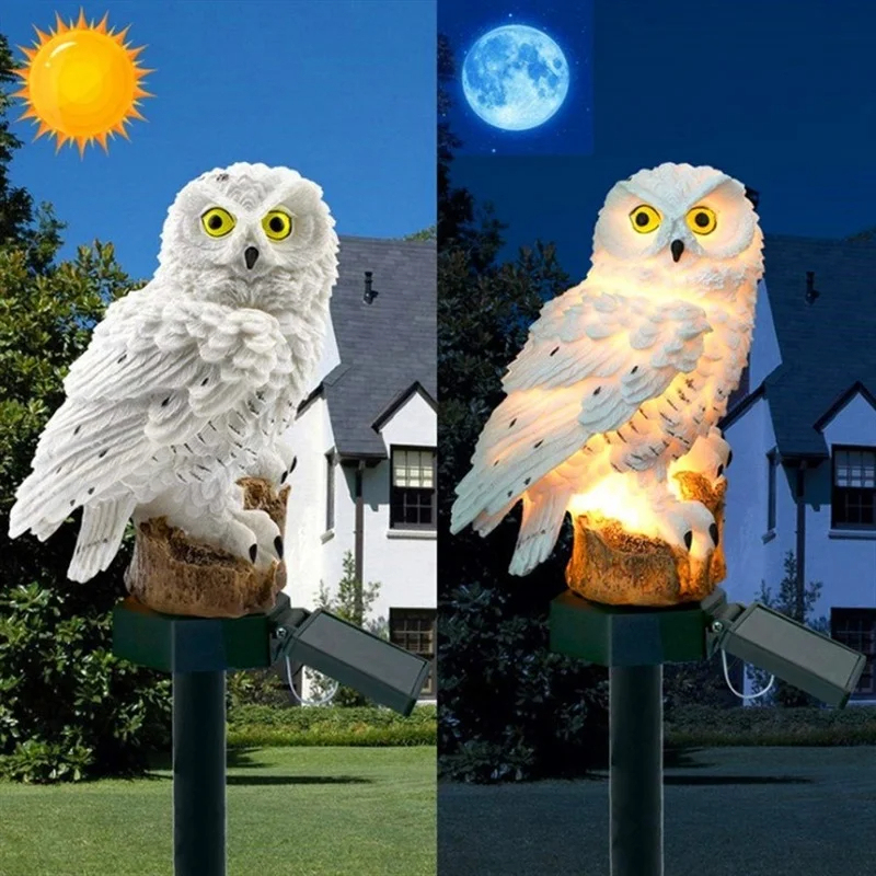 تمثال بومة يعمل بالطاقة الشمسي - مراجعة Solar Garden Light وسعره