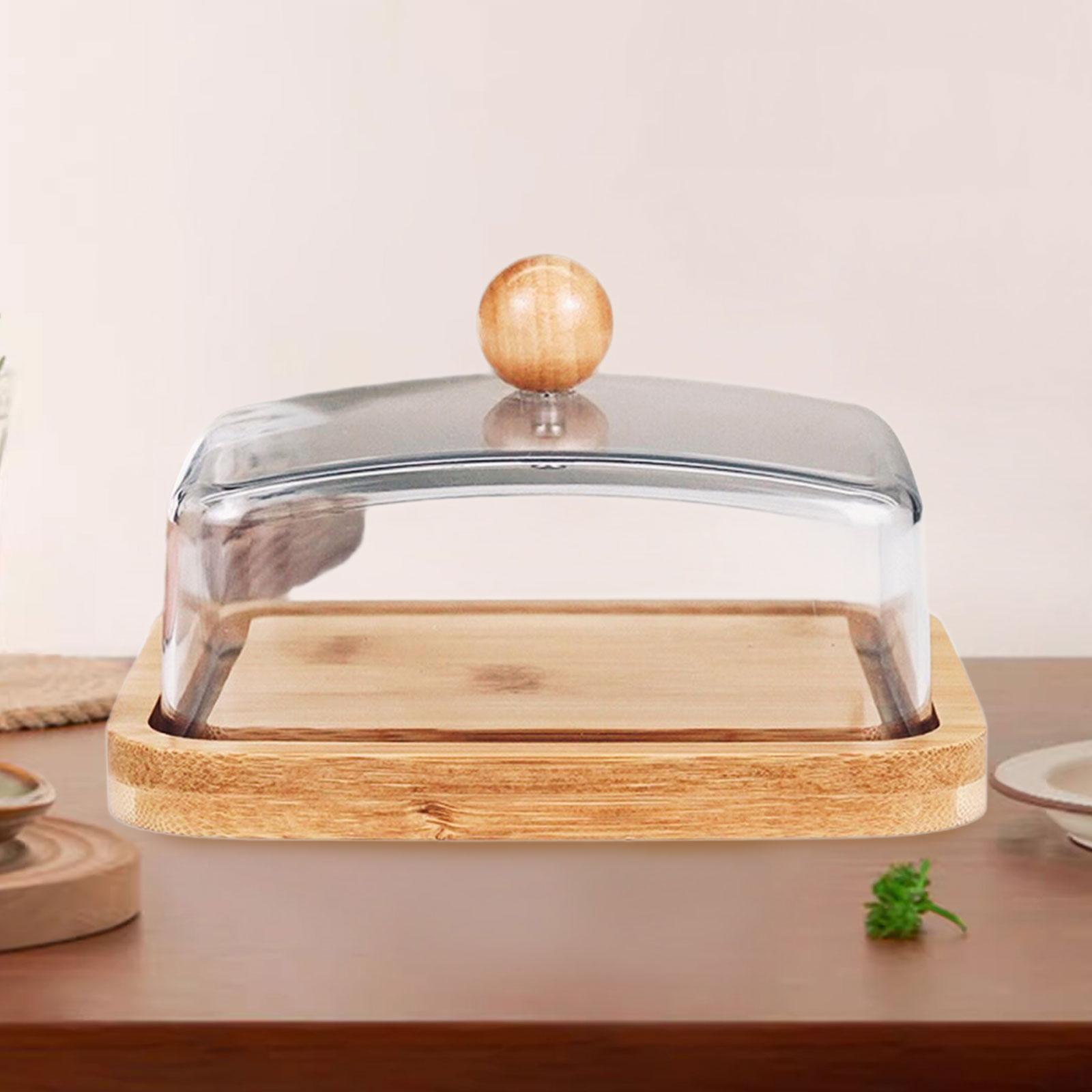 طبق زبدة من الخيزران مع غطاء ح - مراجعة Bamboo Cutlery وسعره