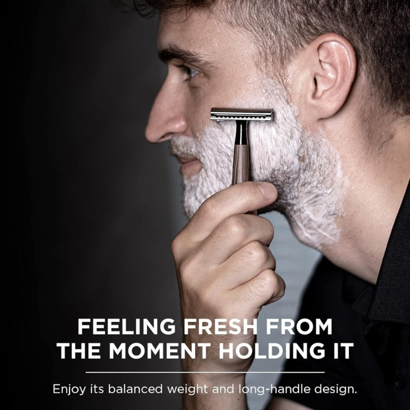 ماكينة حلاقة آمنة متطورة ذات ح - مراجعة Safety Razor Handle وسعره